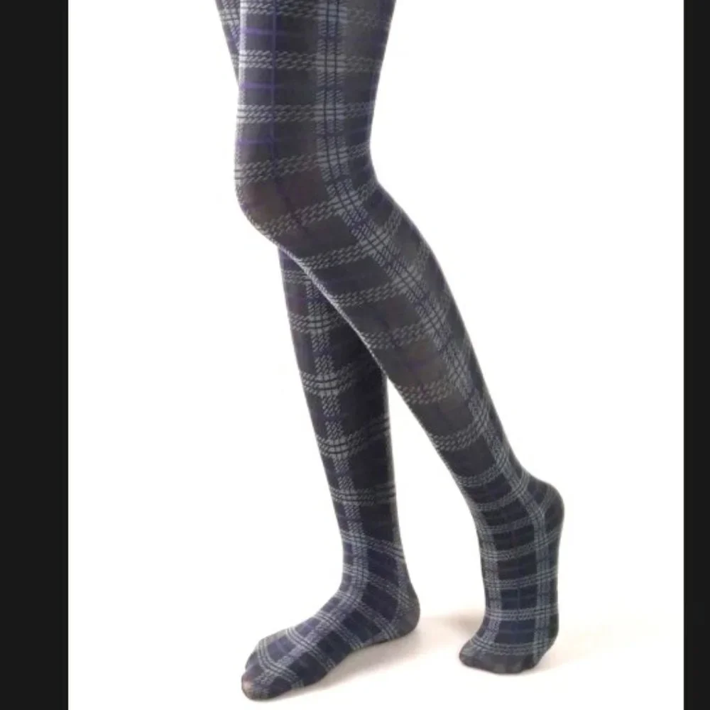 NEW in package plaid tights stockings